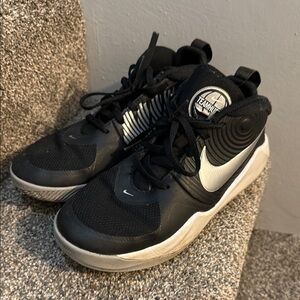 Nike Black and White High-Top Sneakers